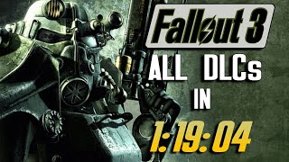 Fallout 3 All DLCs Speedrun in 11904 World Record [upl. by Pennebaker]