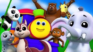 Were Going To The Zoo  Learning Videos For Kids  Preschool Rhymes by Bob The Train [upl. by Rolfe]