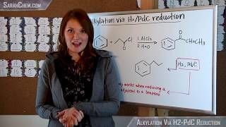 Alkylation of Benzene via H2PdC Reduction [upl. by Marvel]