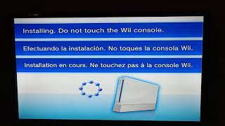 Running Wii Startup Disc on Startup Menu on real Wii full install [upl. by Royce360]