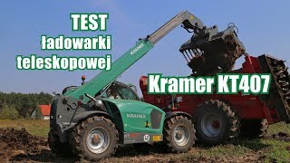 Ładowarka teleskopowa Kramer KT407  Test top agrar Polska [upl. by Blynn]