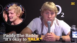 Paddy The Baddy Pimbletts emotional mental health message [upl. by Eanal369]