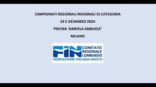 Campionati Regionali Invernali Di Categoria  Milano 2024 Sabato 230324  mattina [upl. by Epilihp]