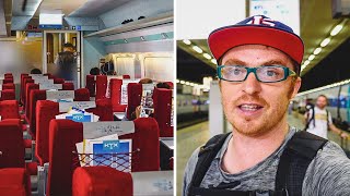 BUSAN TO SEOUL KTX First Class Review  Train ride in South Korea [upl. by Naicul]