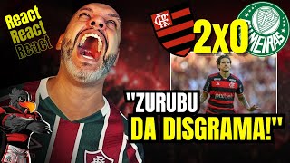 React tricolor  REAÇÃO  Flamengo 2x0 Palmeiras  Porco comeu farelo no Maracanã 🤬 [upl. by Enayr603]