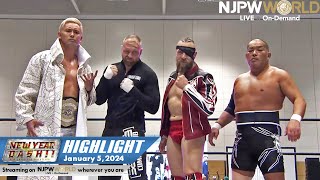 NEW YEAR DASH HIGHLIGHT｜NJPW 1524 [upl. by Odlavso]