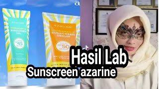 Hasil lab sunscreen azarine oleh doktif apakah overclaim yuk simak videonya [upl. by Copeland169]