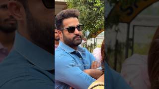 JrNTR at Obul Reddy Public School Jubilee Hills to cast his vote  TelanganaElections  Gultecom [upl. by Ordnazil413]