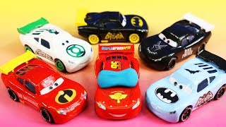 Lightning McQueen Dream 4 With Mr Incredible amp Batman [upl. by Hamlin]