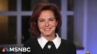 See Stephanie Ruhle react after her exclusive interview with Kamala Harris [upl. by Archie]