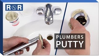 How to Use Plumbers Putty  Repair and Replace [upl. by Normi505]