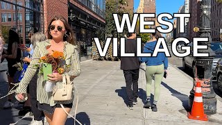 NEW YORK CITY Walking Tour 4K  WEST VILLAGE [upl. by Gnivre]