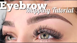 Eyebrow Mapping Tutorial [upl. by Sherrod119]