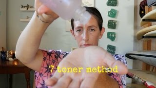 7 toner method  Reload  Whamisa Organic Flowers Deep Rich Toner [upl. by Whallon]