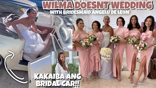 WILMA DOESNT WEDDING  TAGAYTAY ❤️ KAKAIBA ANG BRIDAL CAR NA SINAKYAN NITO [upl. by Main]