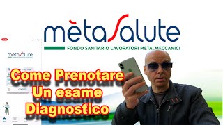 Come prenotare ecografia tramite MetaSalute [upl. by Wendel47]