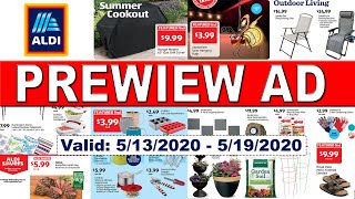 Aldi Weekly Ad Sneak Peek Aldi Weekly Ad May 13 to May 192020 Aldi Weekly Ad One by One Telling [upl. by Yreved516]