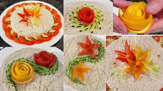 EASY Food Garnishing For Beginners Make your Next Party Pop [upl. by Idnil]