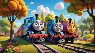 Choo Choo Train Song Fun  MORE AampS Nursery Rhymes amp Kids SongsChoo Choo Train Adventure [upl. by Yenittirb388]