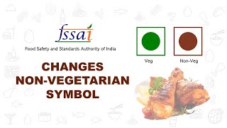 NEW SYMBOL FOR NONVEG PRODUCTS │ FSSAI has changed NONVEG SYMBOL for food products │ [upl. by Brittani]