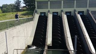 Archimedean screw water pump in action revisiting same location 5 years later [upl. by Anilek]