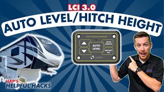 How To Operate Autolevel and Hitch Height on your LCI 30 Leveling System [upl. by Yggam]