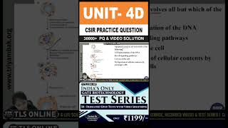 CSIR Practice Question  Unit 4 Cell Communication and Cell Signaling  Topic D Cancer [upl. by Ruelu]