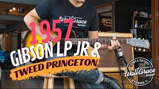 Why the 50s were the golden age of Electric Guitar 1957 Gibson Les Paul Jr amp 1957 Fender Princeton [upl. by Finella]