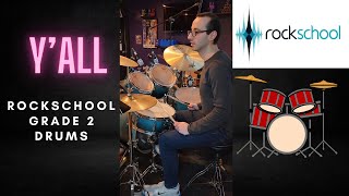 YAll  Rockschool Grade 2 Drums  Tone Labs Music [upl. by Leighland]