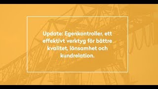 Egenkontroller med Byggdagboken [upl. by Sternick]