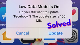 How to turn off low data mode on iphone  Fix iPhone Low Data Mode Is On [upl. by Euqirne]