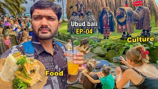 EP04  Full Enjoy Ubud  Fire Dance  monkey Forest  Food  Markets Indonesia Bali [upl. by Naneik488]