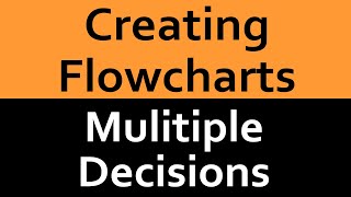 Flowchart Example  ComplexMultiple Decisions [upl. by Manfred]