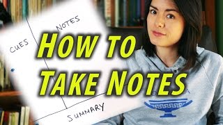 How to Take Notes  Study Tips  Cornell Notes [upl. by Negeam795]