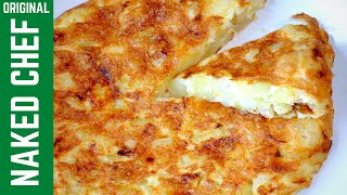 SPANISH OMELETTE Recipe  Tortilla De Patatas  How to make [upl. by Eicak701]