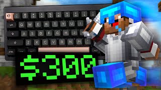 Playing skywars with MinuteTechs 300 custom keyboard [upl. by Idram965]