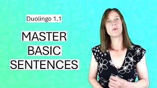 How to get speaking Spanish with Duolingo 11 Basic Spanish Sentences [upl. by Sollars273]