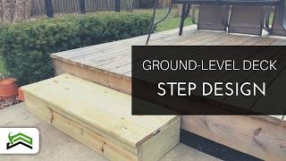 How to Build a Simple Deck Step [upl. by Primrose]