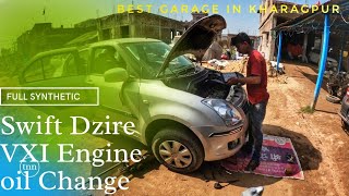 Swift Dzire Engine Oil ChangeBest Engine oil for Dzire 5w30 mobilsuper dzire engineoilchange [upl. by Cohlier955]