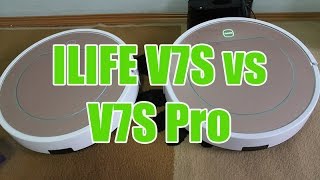 ILIFE V7S vs V7S Pro Robot Vacuum and Mop Comparison [upl. by Abroms]