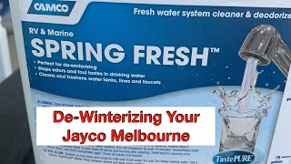 DeWinterizing Your Jayco Melbourne [upl. by Irmgard]