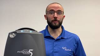 Caire SeQual Eclipse 5 Portable Oxygen Concentrator Overview [upl. by Jsandye441]