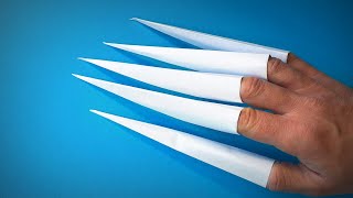 Origami Claws  How to Make Paper Claws  Kids Paper Crafts [upl. by Coppins310]