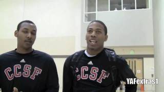 CCSF Men go HAMDeend Parker Fred Sturdivant Collin Chiverton Jon Williams and more [upl. by Latsyrd927]