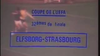 UEFA Cup IF Elfsborg  RC Strasbourg 1978 [upl. by Hannahs]