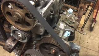 VW DIESEL ENGINE REHAB PART 3 INJECTION TIMING [upl. by Dovev837]