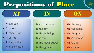 Prepositions of PLACE [upl. by Ennaxor]