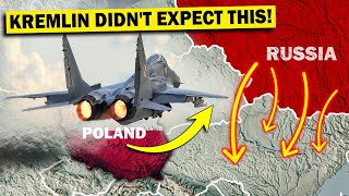 Russian Threats Can No Longer Approach Poland Polish Fighters Fly Over Border with US amp NATO Jets [upl. by Breskin]