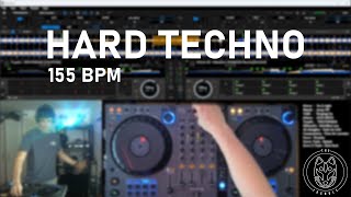 Hard techno set  155BPM  High Energy [upl. by Atalee]