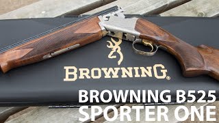 Browning B525 Sporter One Shotgun Review [upl. by Domingo816]